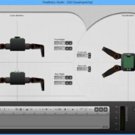 Symmetric Quadruped Kit (FlowBotics Studio)