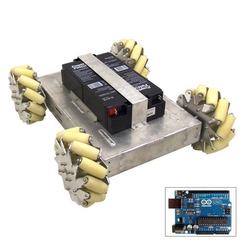 Configurable - Programmable Mecanum Wheel Vectoring Robot - IG52 DB