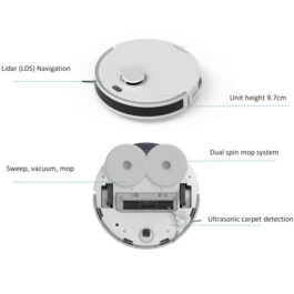 Self Empty Robot Vacuum And Mop Self Clean offers a convenient, automated way to clean your home or office. Featuring a powerful dustbin collection/water tank with a capacity of up to 3L/4L,